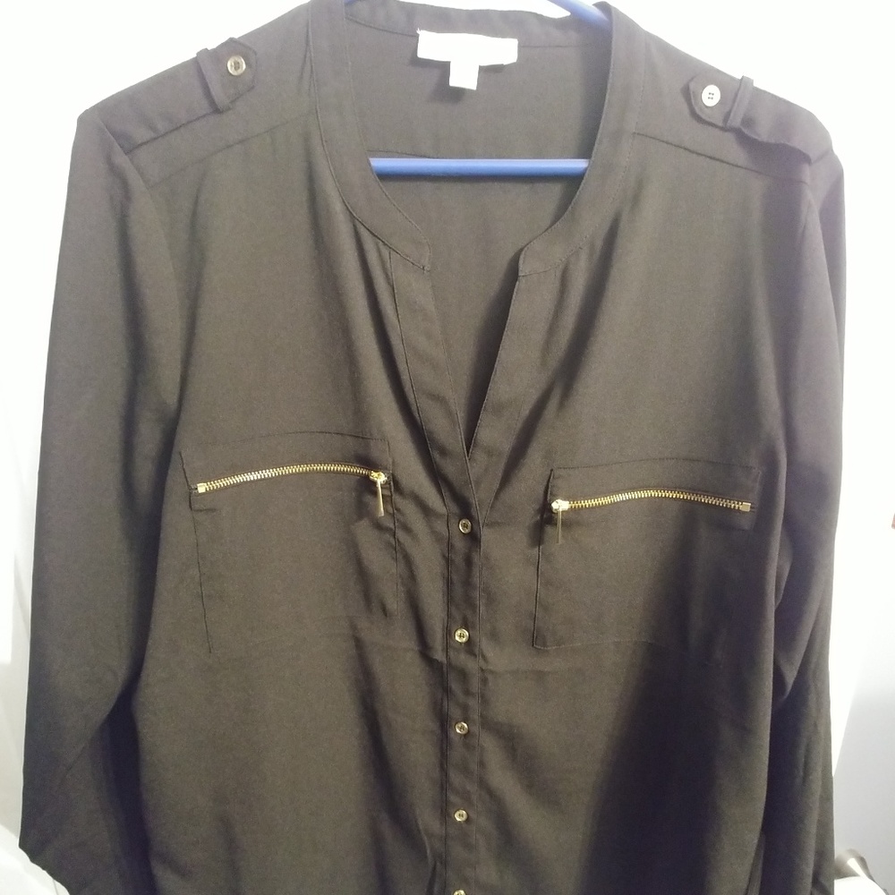 Calvin Klein, Black Blouse